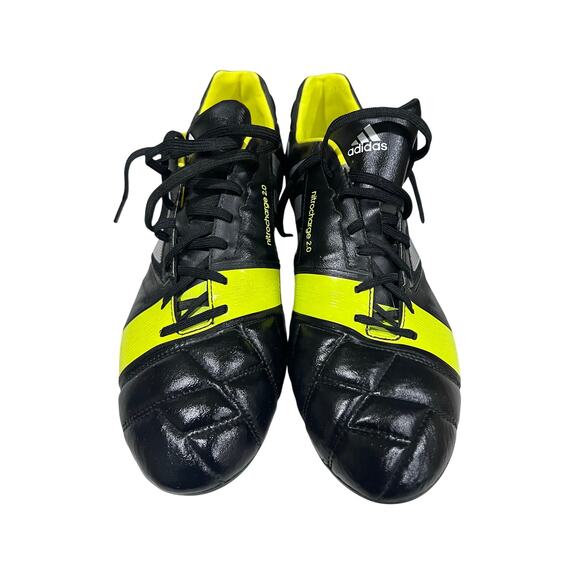 Adidas Nitrocharge 2.0 FG Soccer Cleats Black Yellow Men’s Size 12 Firm Ground - Picture 2 of 13